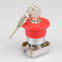 Essen PCB2-BSI 4  40mm red Key Release Pushbutton Switch with mushroom head